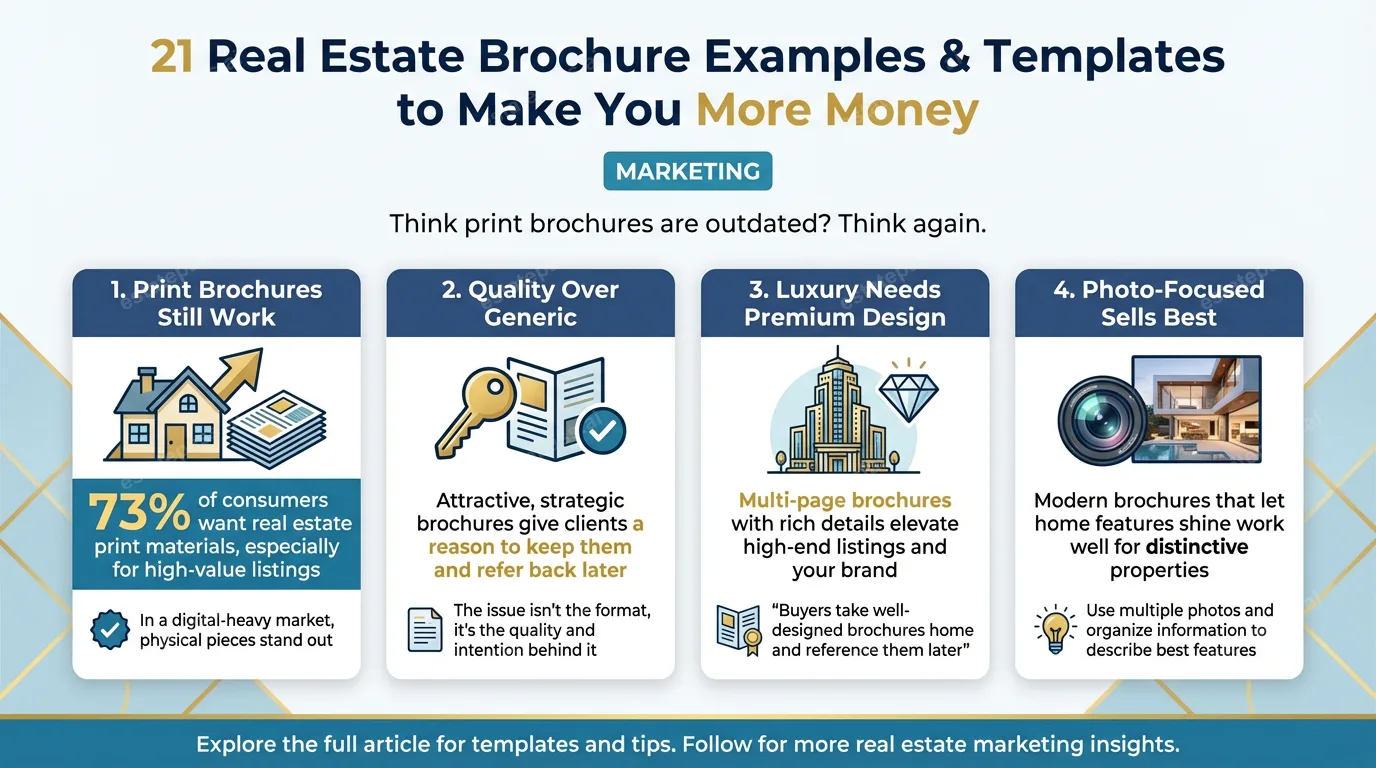 21 Real Estate Brochure Examples & Templates to Make You More Money