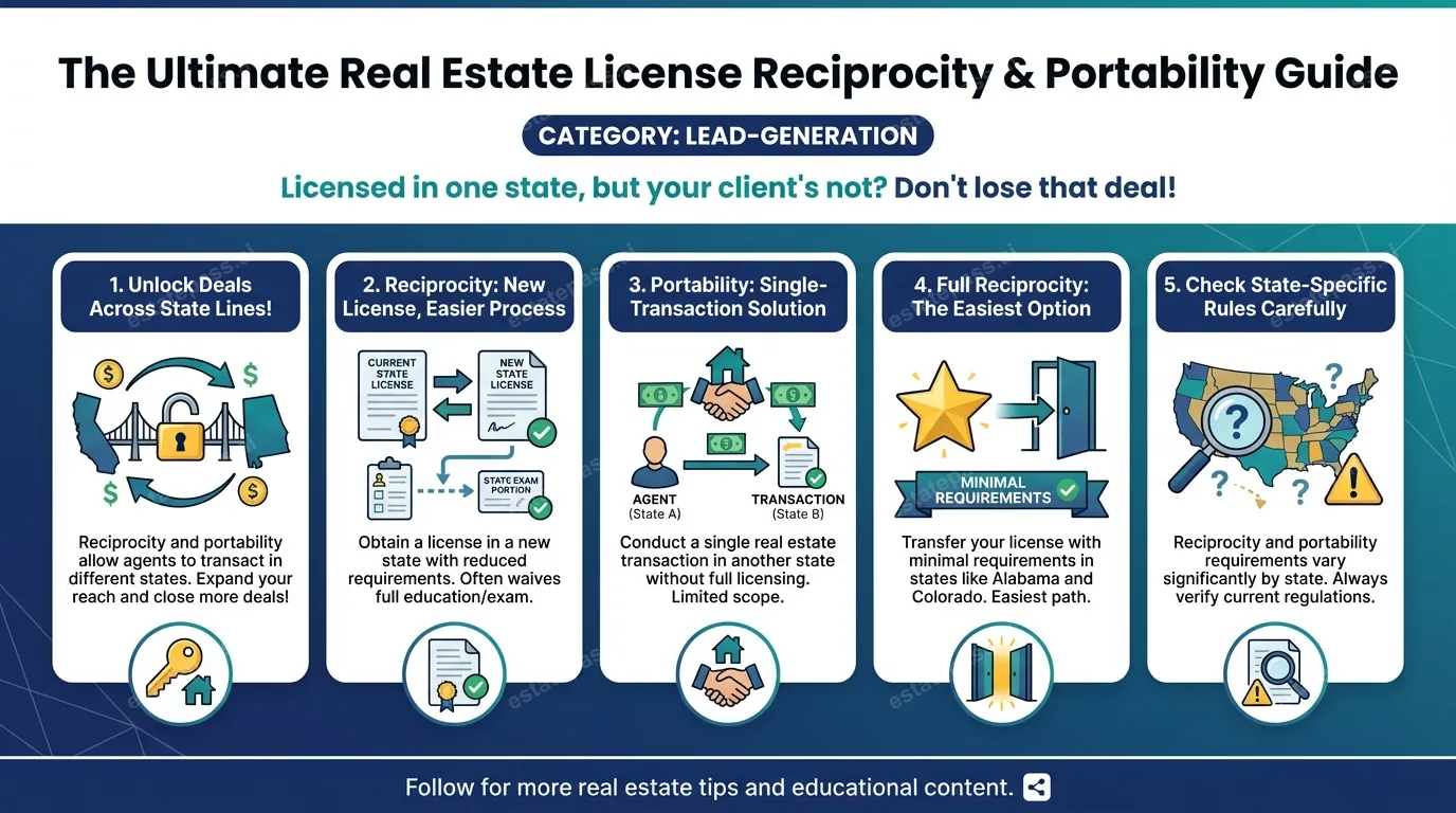 The Ultimate Real Estate License Reciprocity & Portability Guide