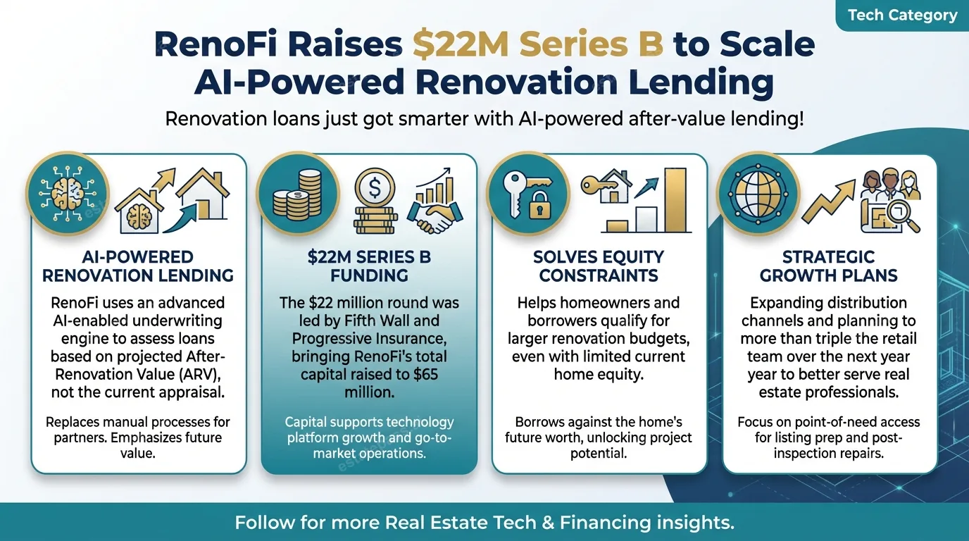RenoFi raises $22M Series B to scale AI-powered renovation lending