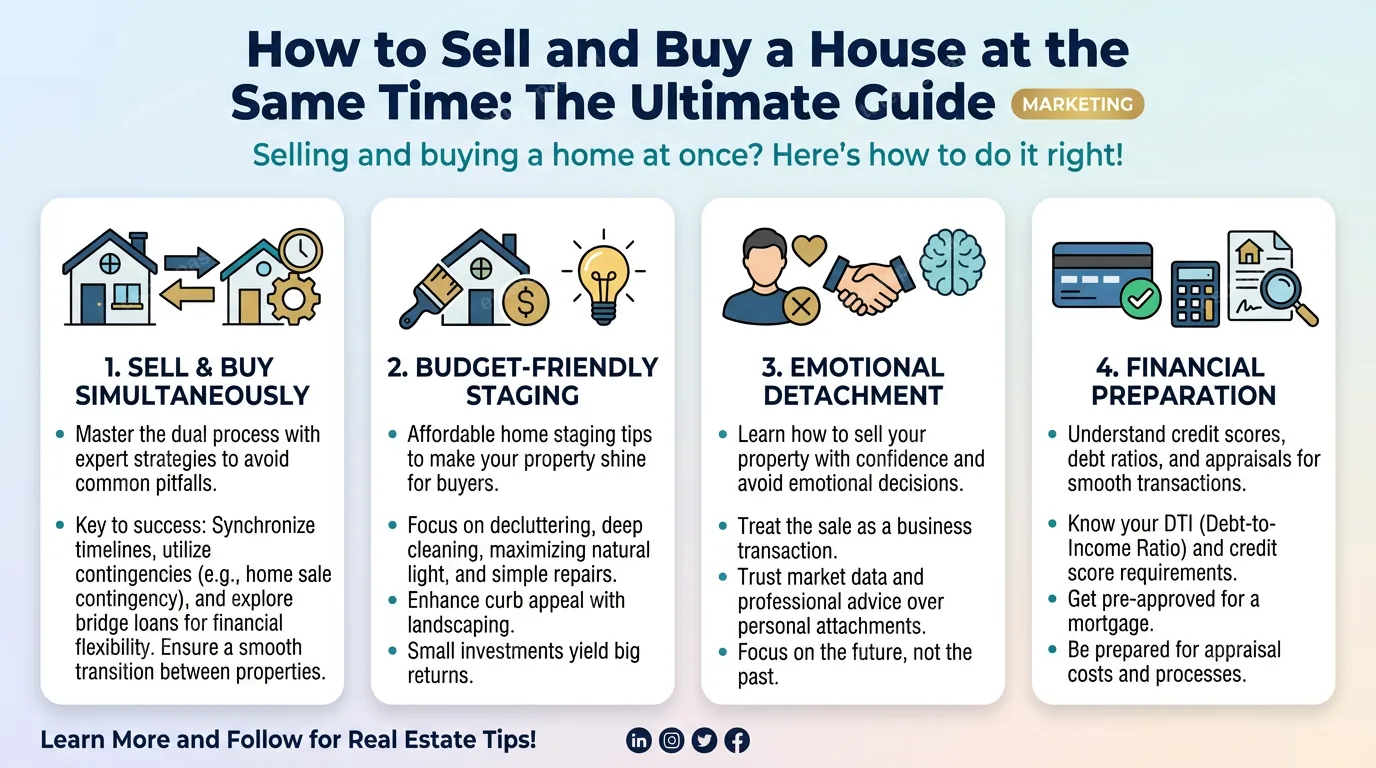 How to Sell and Buy a House at the Same Time: The Ultimate Guide