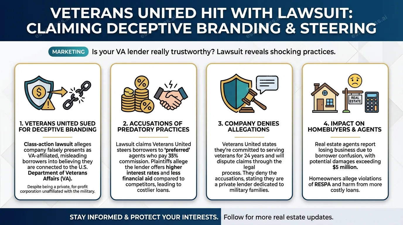 Veterans United hit with lawsuit claiming deceptive branding, steering