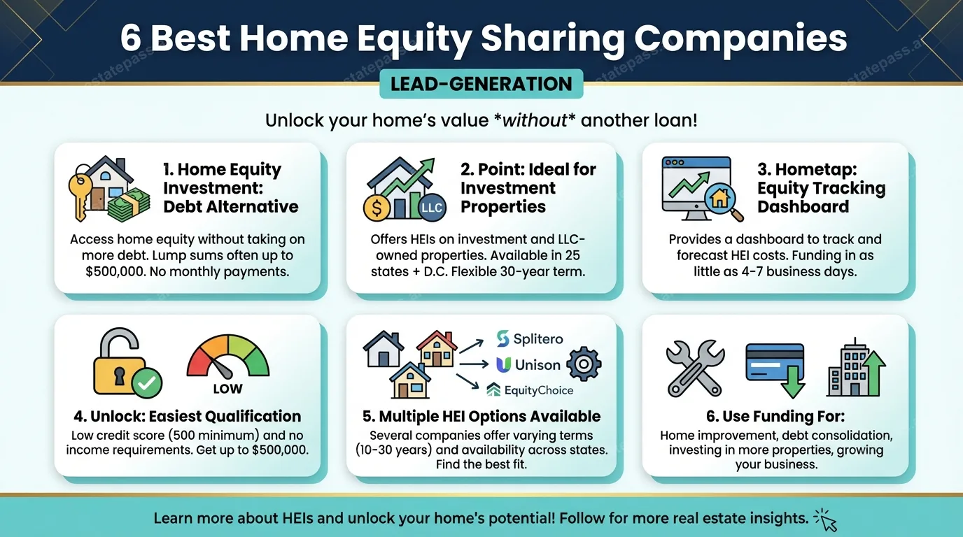 6 Best Home Equity Sharing Companies