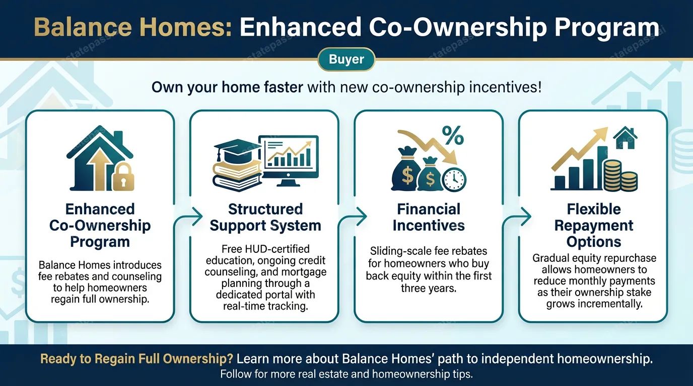 Balance Homes updates co-ownership program with fee rebates, counseling