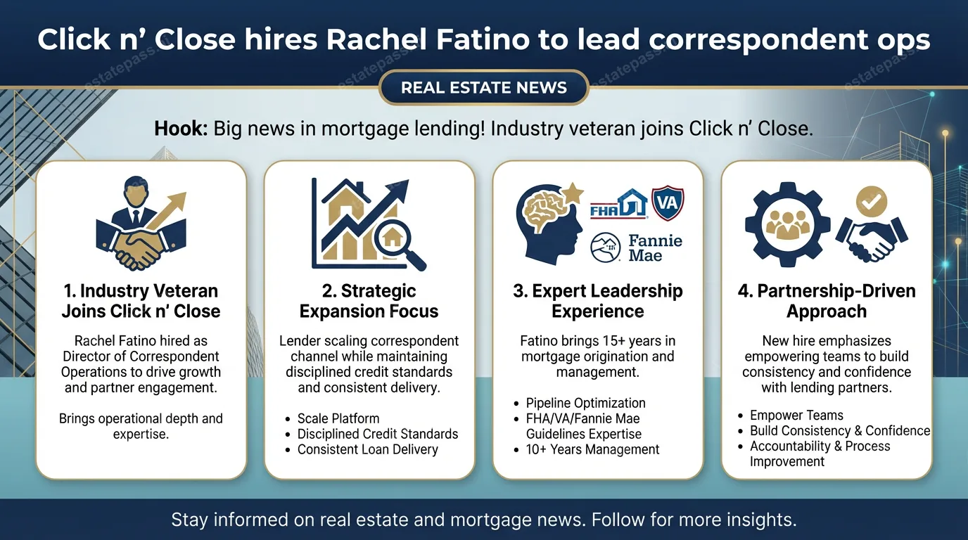 Click n’ Close hires Rachel Fatino to lead correspondent ops