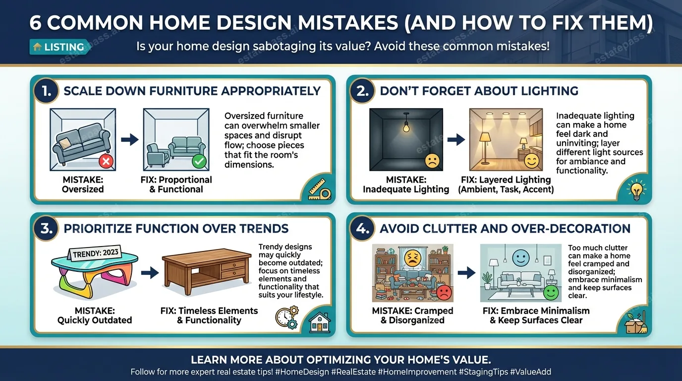 6 Common Home Design Mistakes (and How to Fix Them)