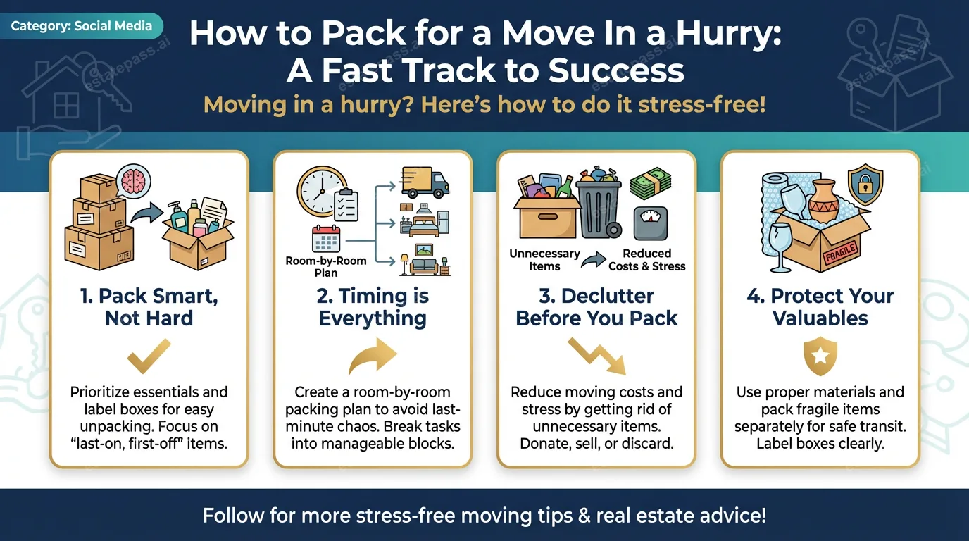 How to Pack for a Move In a Hurry: A Fast Track to Success