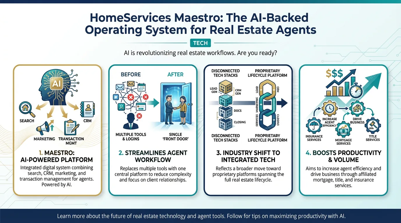 HomeServices of America launches Maestro, an AI-backed operating system for its agents