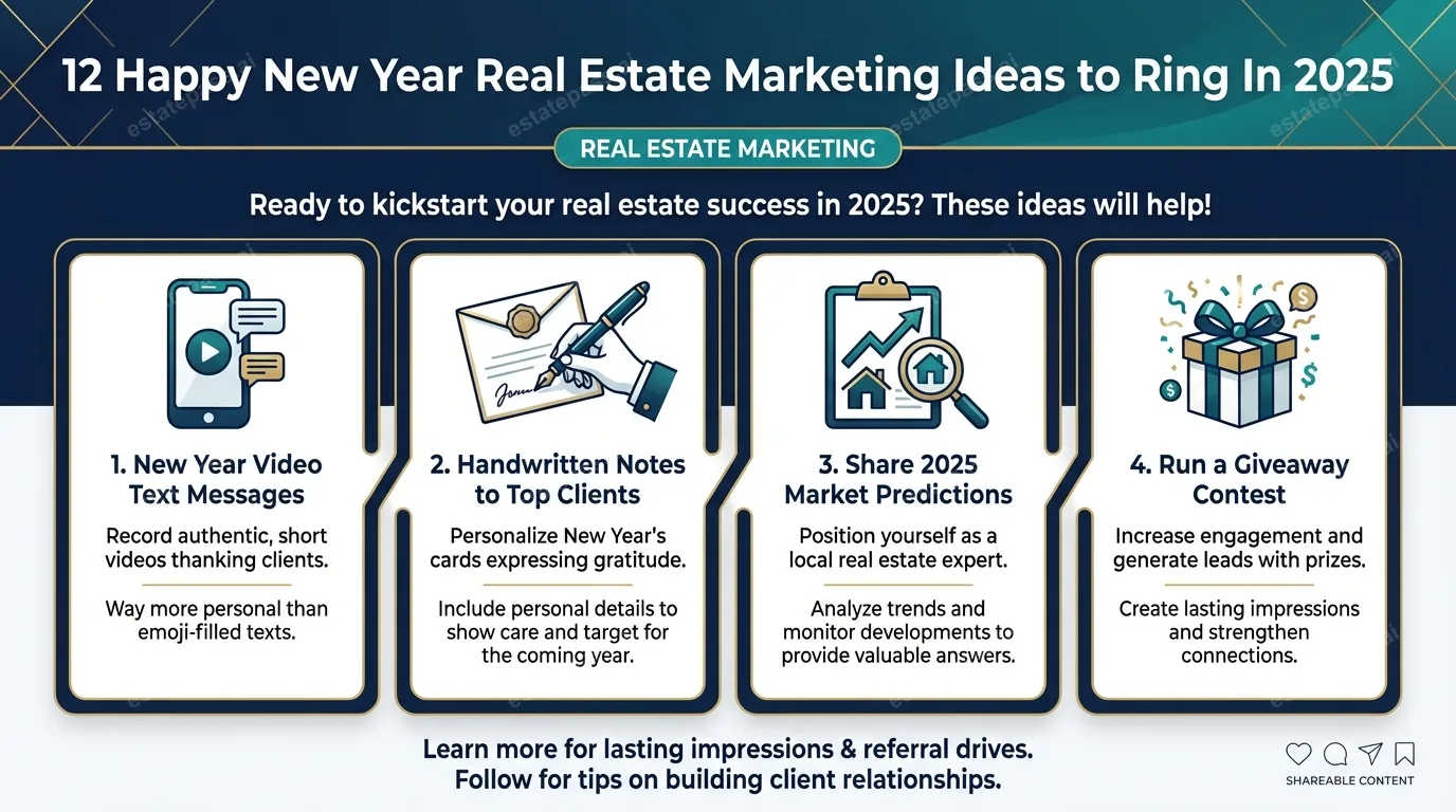 12 Happy New Year Real Estate Marketing Ideas to Ring