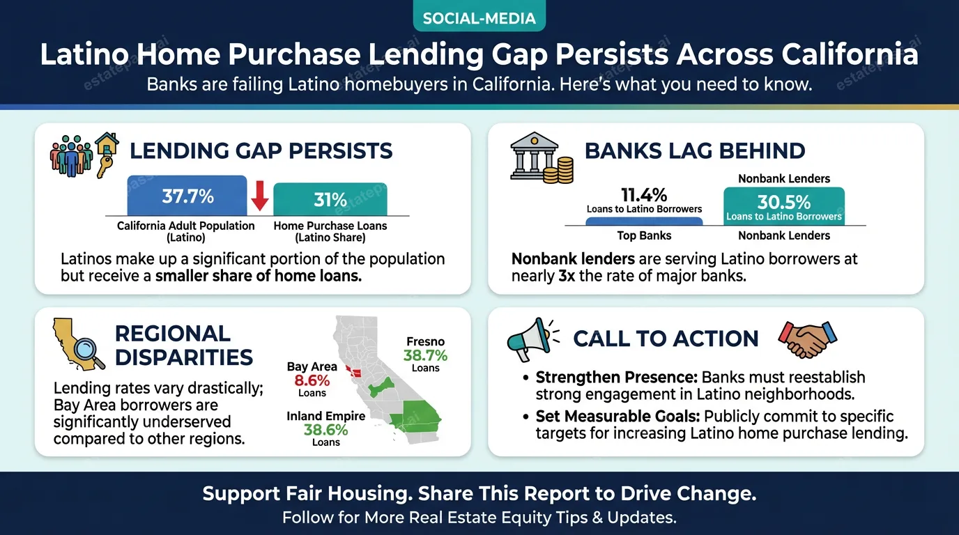 Latino home purchase lending gap persists across California