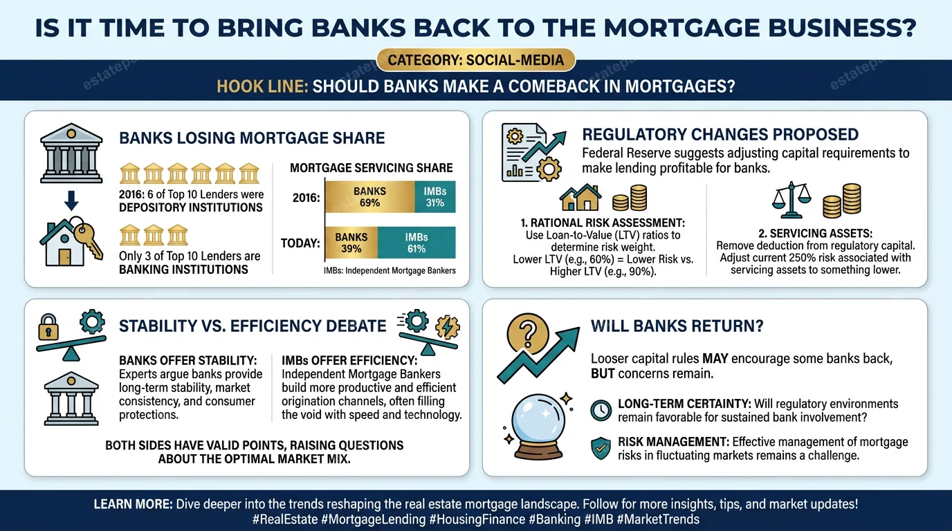 Is it time to bring banks back to the mortgage business?