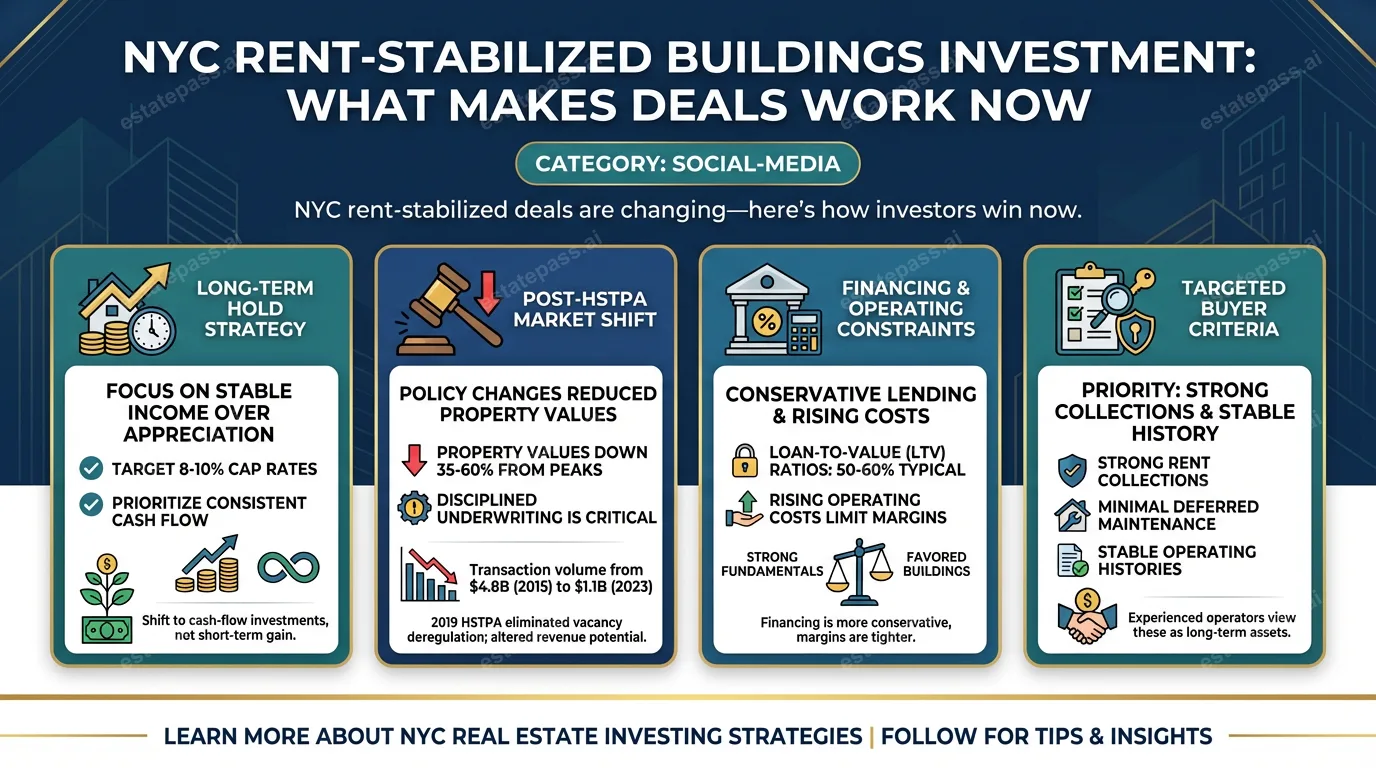 NYC Rent-Stabilized Buildings Investment: What Makes Deals Work Now