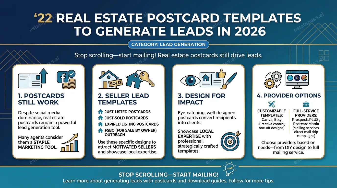 22 Real Estate Postcard Templates To Generate Leads in 2026