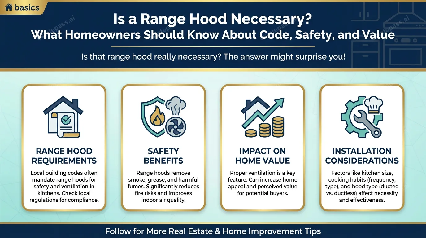 Is a Range Hood Necessary? What Homeowners Should Know About Code, Safety, and Value