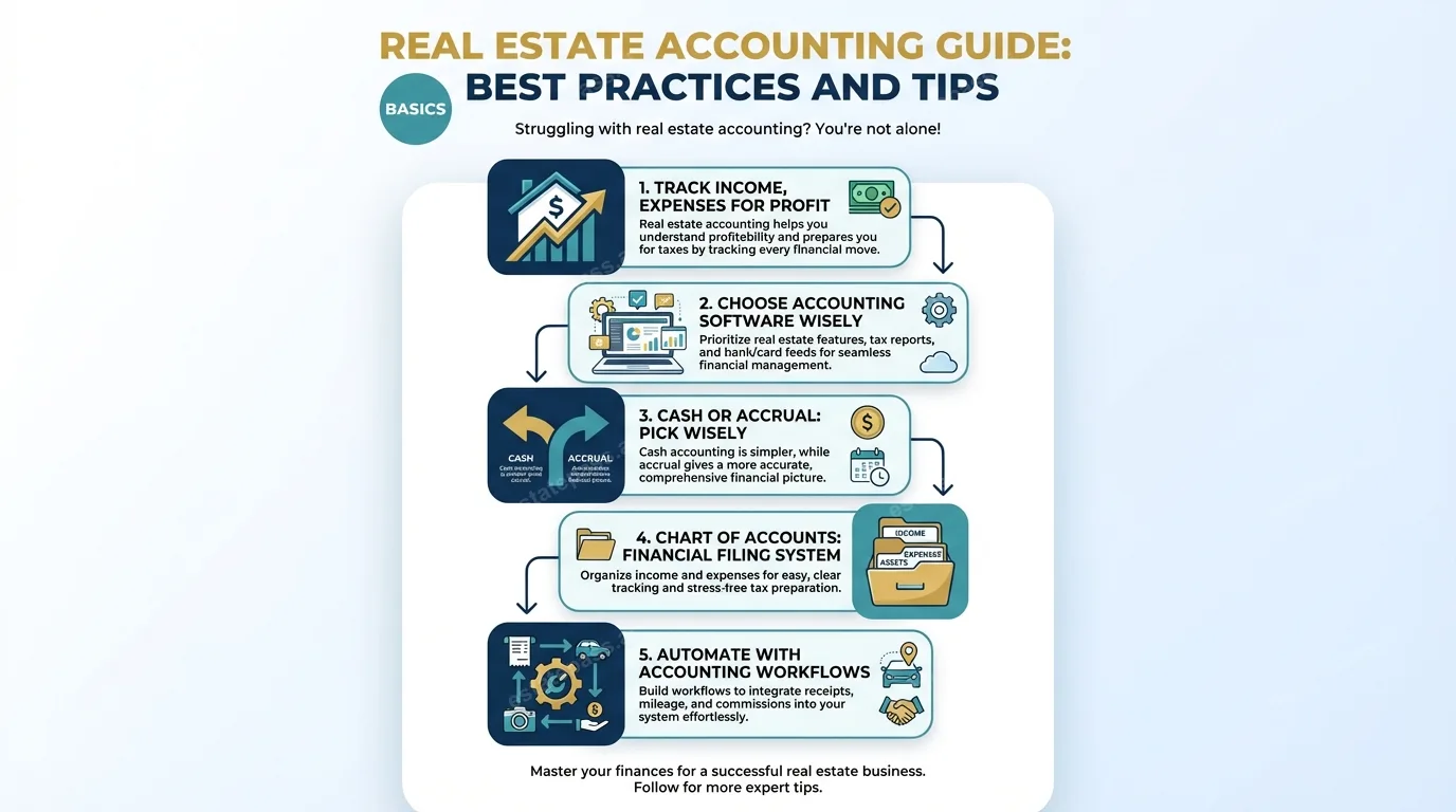 Real Estate Accounting Guide: Best Practices and Tips