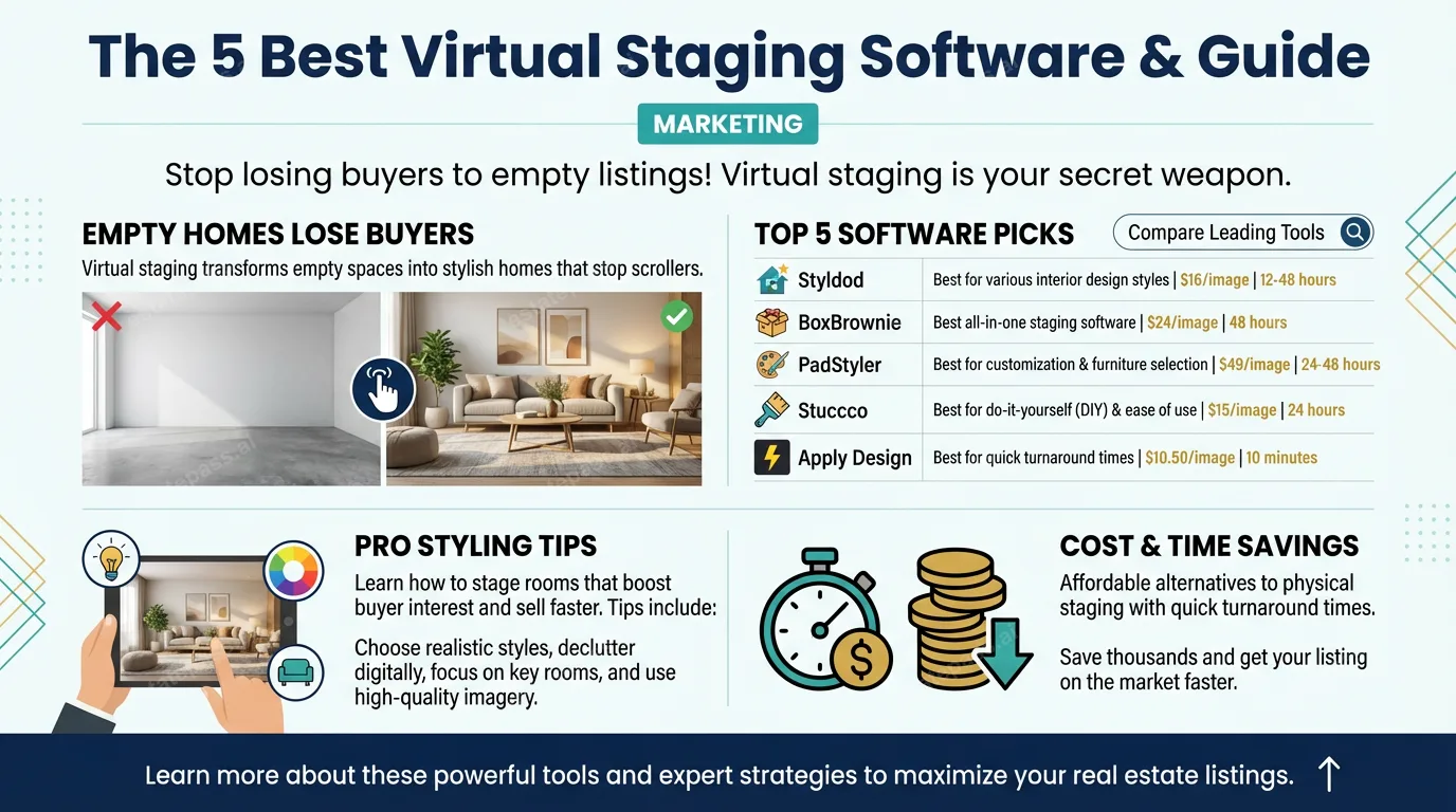 The 5 Best Virtual Staging Software & Virtual Staging Guide