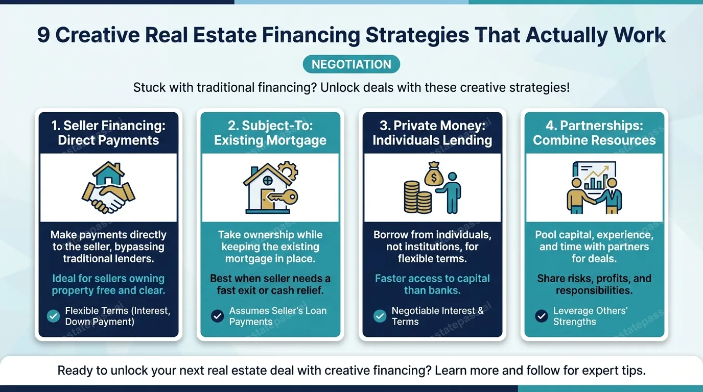 9 Creative Real Estate Financing Strategies That Actually Work