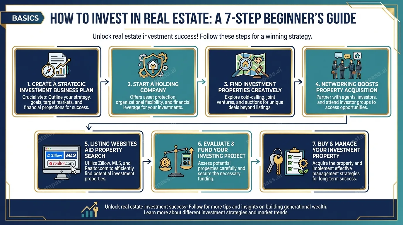How to Invest in Real Estate: A 7-Step Beginner’s Guide