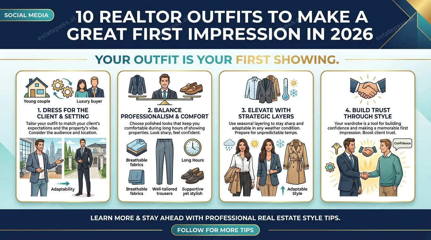 10 Realtor Outfits to Make a Great First Impression in 2026