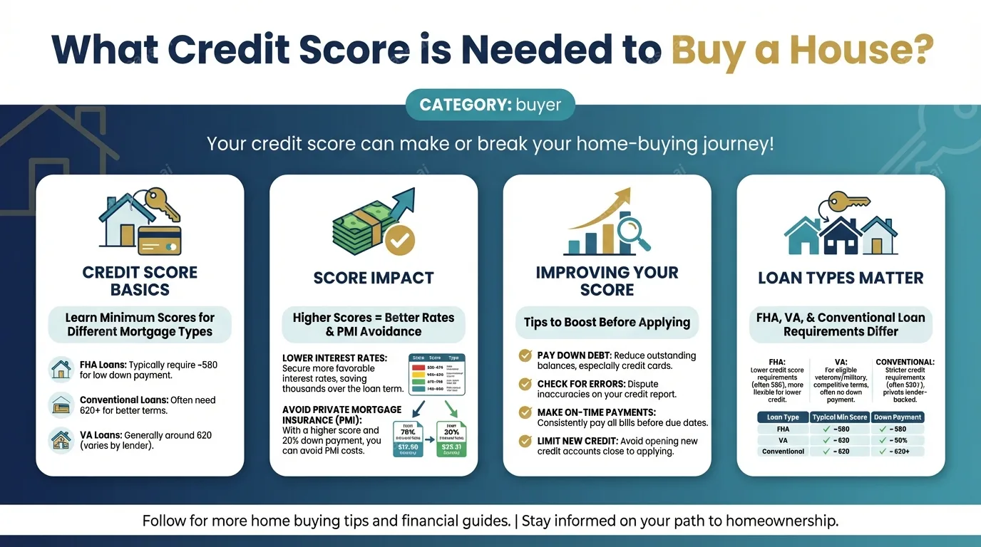 What Credit Score is Needed to Buy a House?