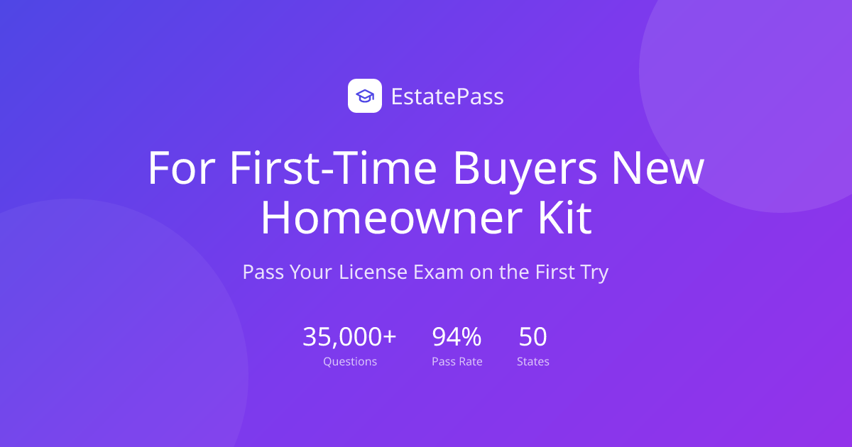 Free For First-Time Buyers New Homeowner Kit (2026) | EstatePass