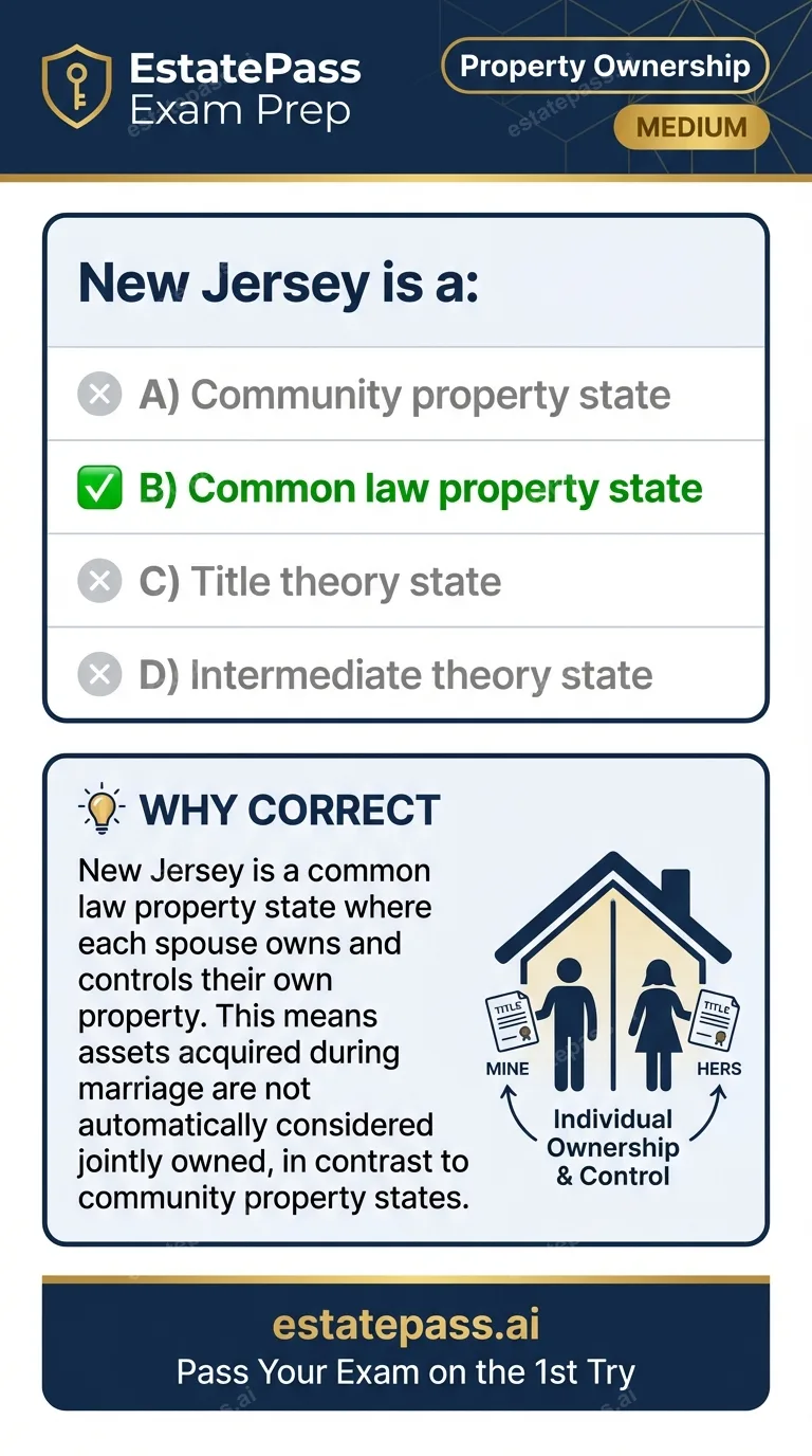 Study card infographic for: New Jersey is a: