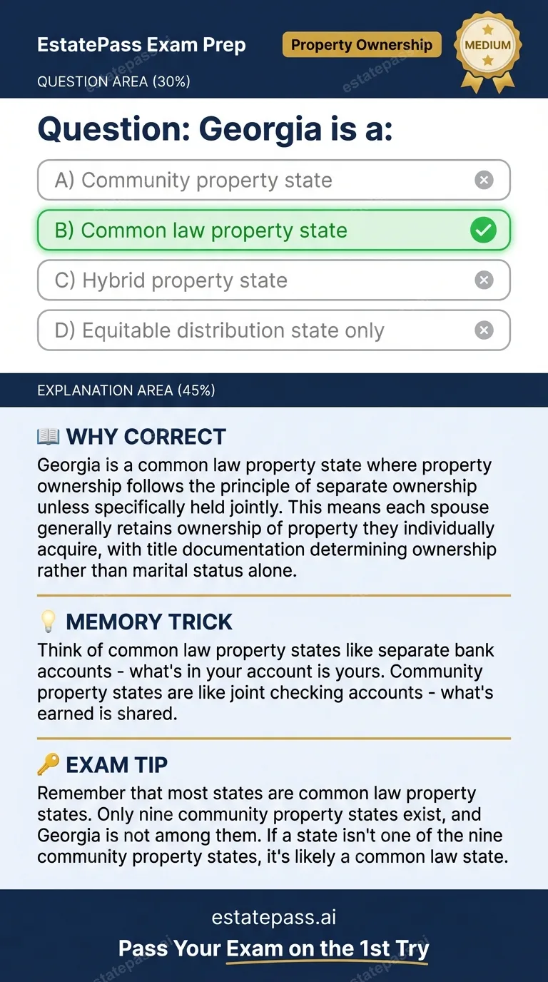 Study card infographic for: Georgia is a:
