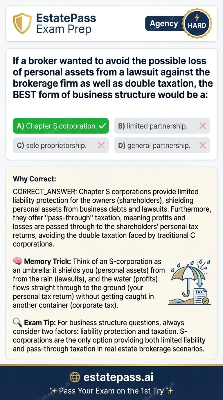 Study card infographic: ■What amount is remaining after all commissions, sales, and referral fees are pa